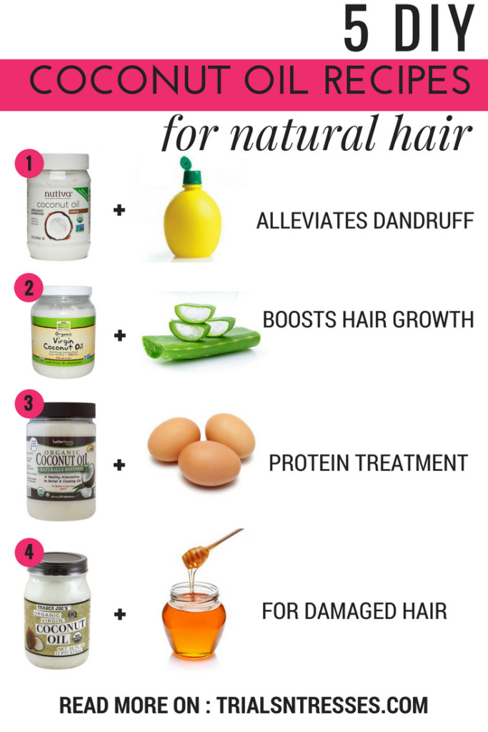 Coconut Oil Hair Treatment DIY
 5 DIY Coconut Oil Recipes For Natural Hair