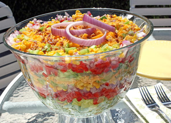 Cold Food Ideas For Party
 Chilled Stacked Salad