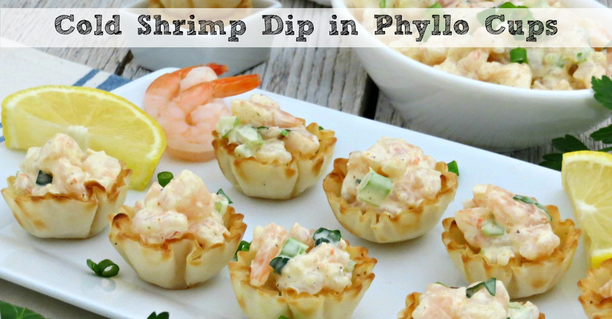 Cold Shrimp Appetizers
 Cold Shrimp Dip in Phyllo Cups