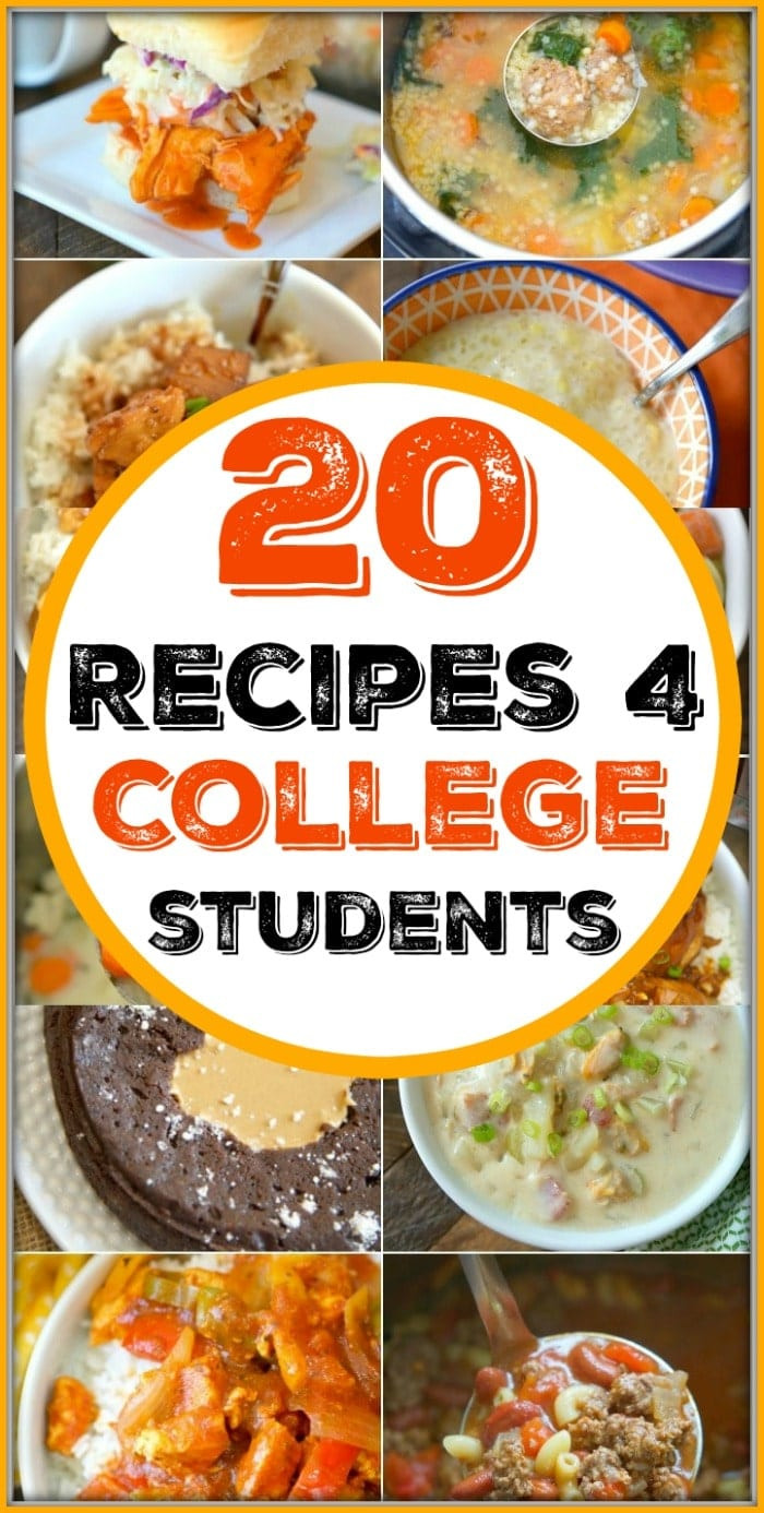 College Kids Recipes
 Free Printable Cookbook for College Students With 20 Easy