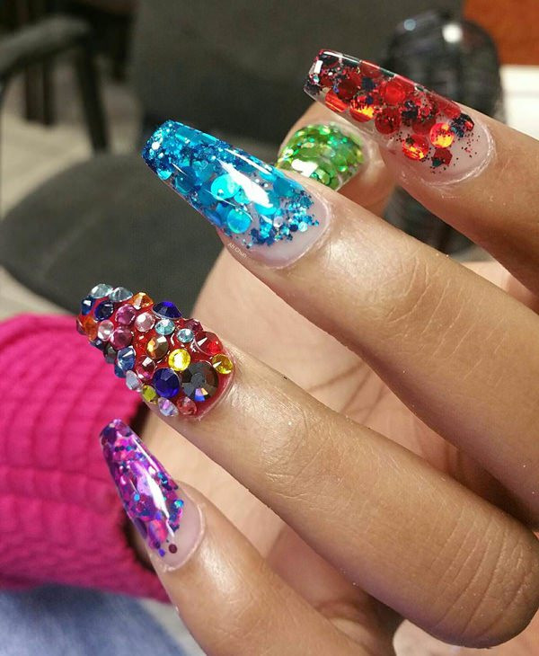 Colored Acrylic Nail Designs
 66 Amazing Acrylic Nail Designs That Are Totally in Season