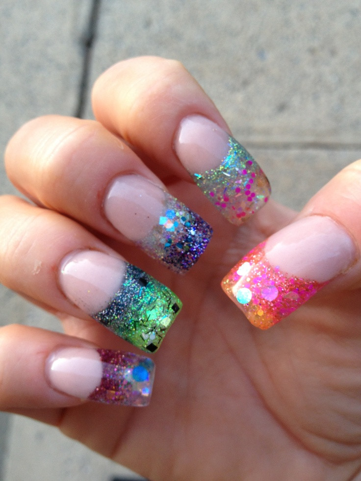 Colored Acrylic Nail Designs
 30 best Colored acrylic nails images on Pinterest