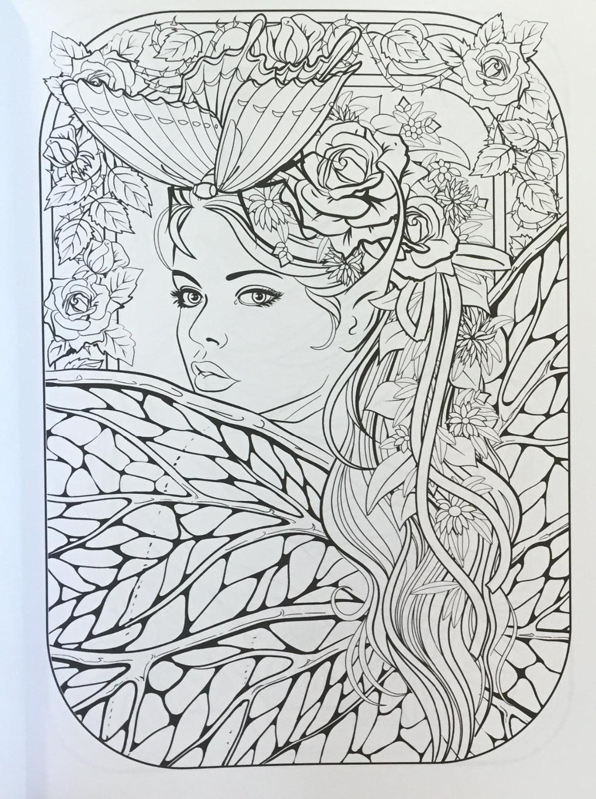 Coloring Book For Adults Amazon
 Pin by Cristina B on Fairies Angels coloring pages