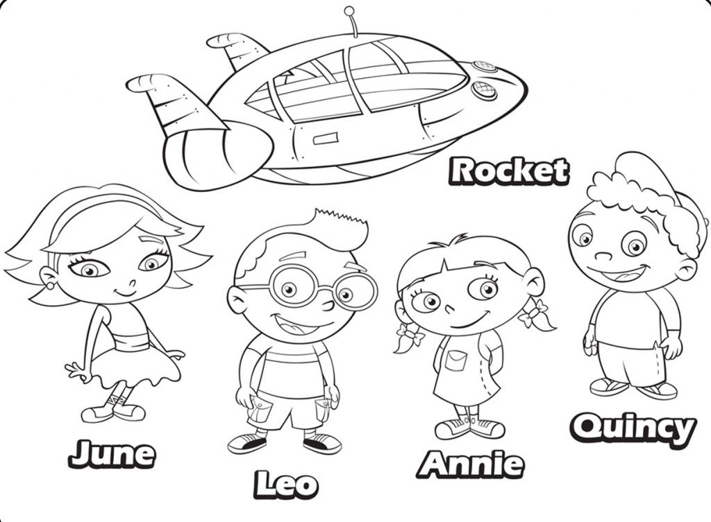Coloring Book For Toddlers Free
 Free Printable Little Einsteins Coloring Pages Get ready
