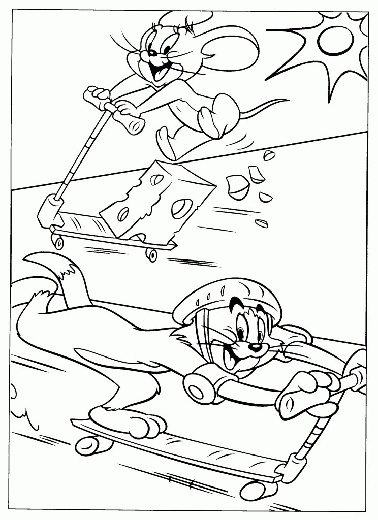 Coloring Book For Toddlers Free
 Free Printable Tom And Jerry Coloring Pages For Kids