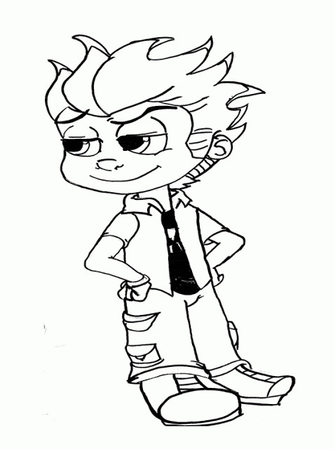 Coloring Book For Toddlers Free
 Kids Page Johnny Test Coloring Pages