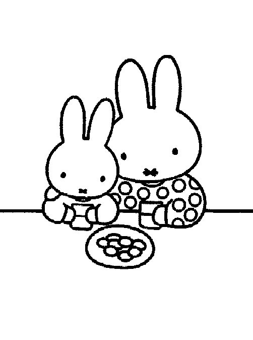 Coloring Book For Toddlers
 Cartoon For Colouring Miffy Coloring Page For Kids