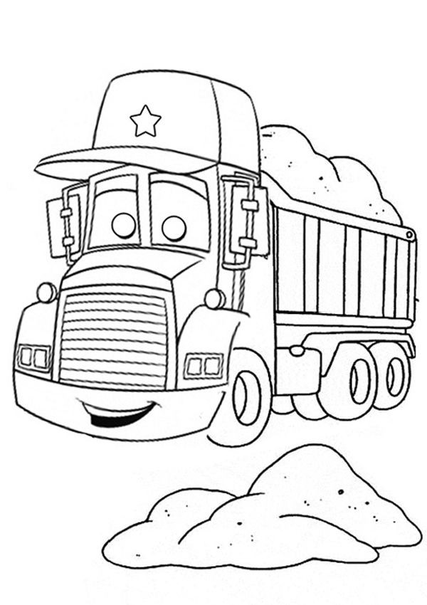 Coloring Book Games For Boys
 Free line Delivery Truck Colouring Page