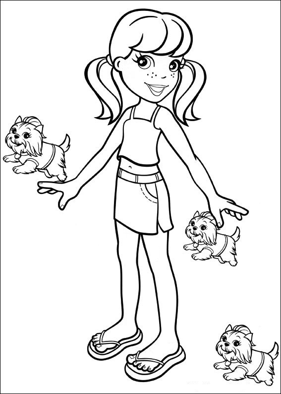 Coloring Book Pages For Girls
 Free Printable Polly Pocket Coloring Pages For Kids
