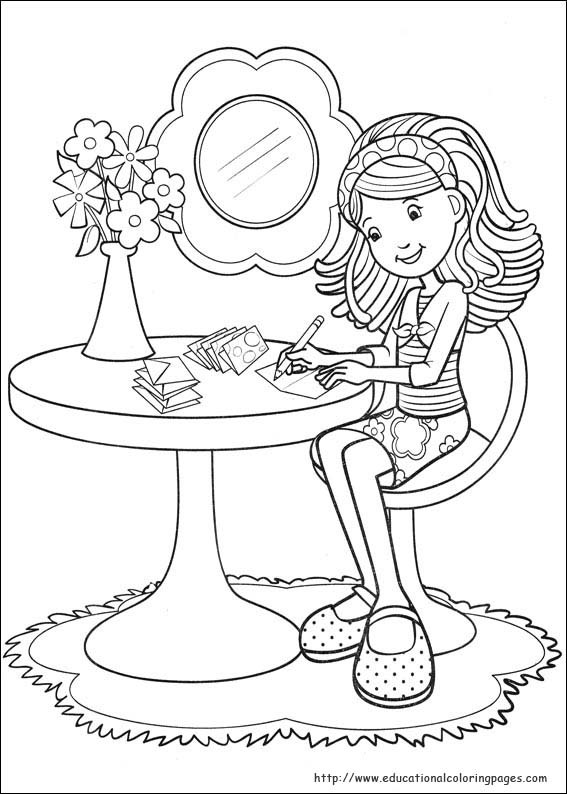 Coloring Book Pages For Girls
 Groovy Girls Coloring Pages free For Kids
