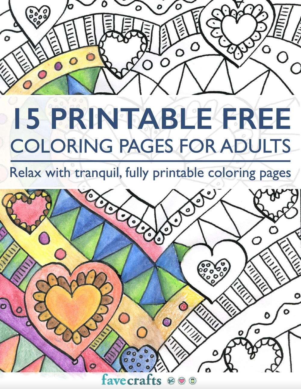 Coloring Books For Adults Printable
 15 Printable Free Coloring Pages for Adults [PDF