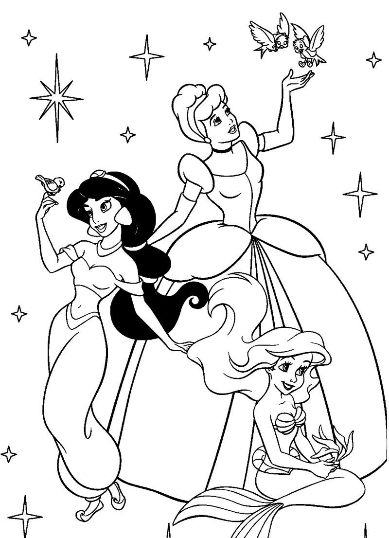 Coloring Books For Girls
 Disney Coloring Pages To Color