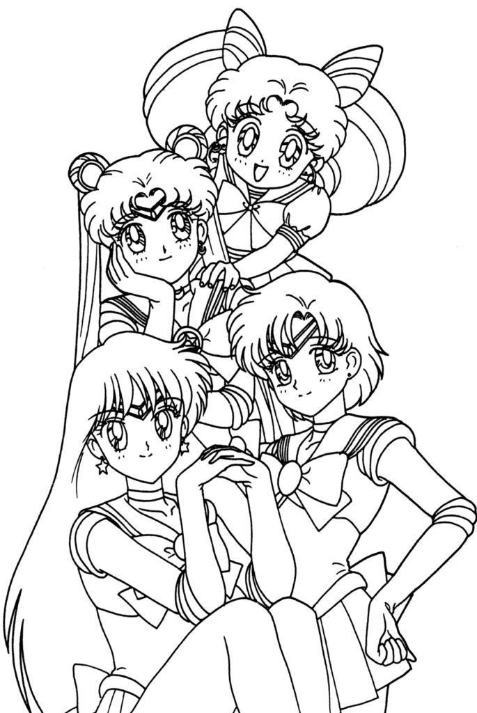 Coloring Books For Girls
 Anime Coloring Pages ic Book Coloring Pages