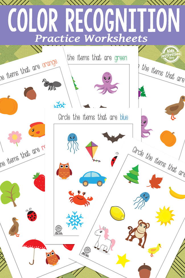 Coloring Games For Kids
 Color Recognition Printables