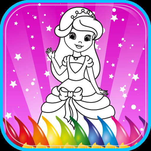 Coloring Games For Kids Online
 Princess Coloring Book for kids coloring game for girls