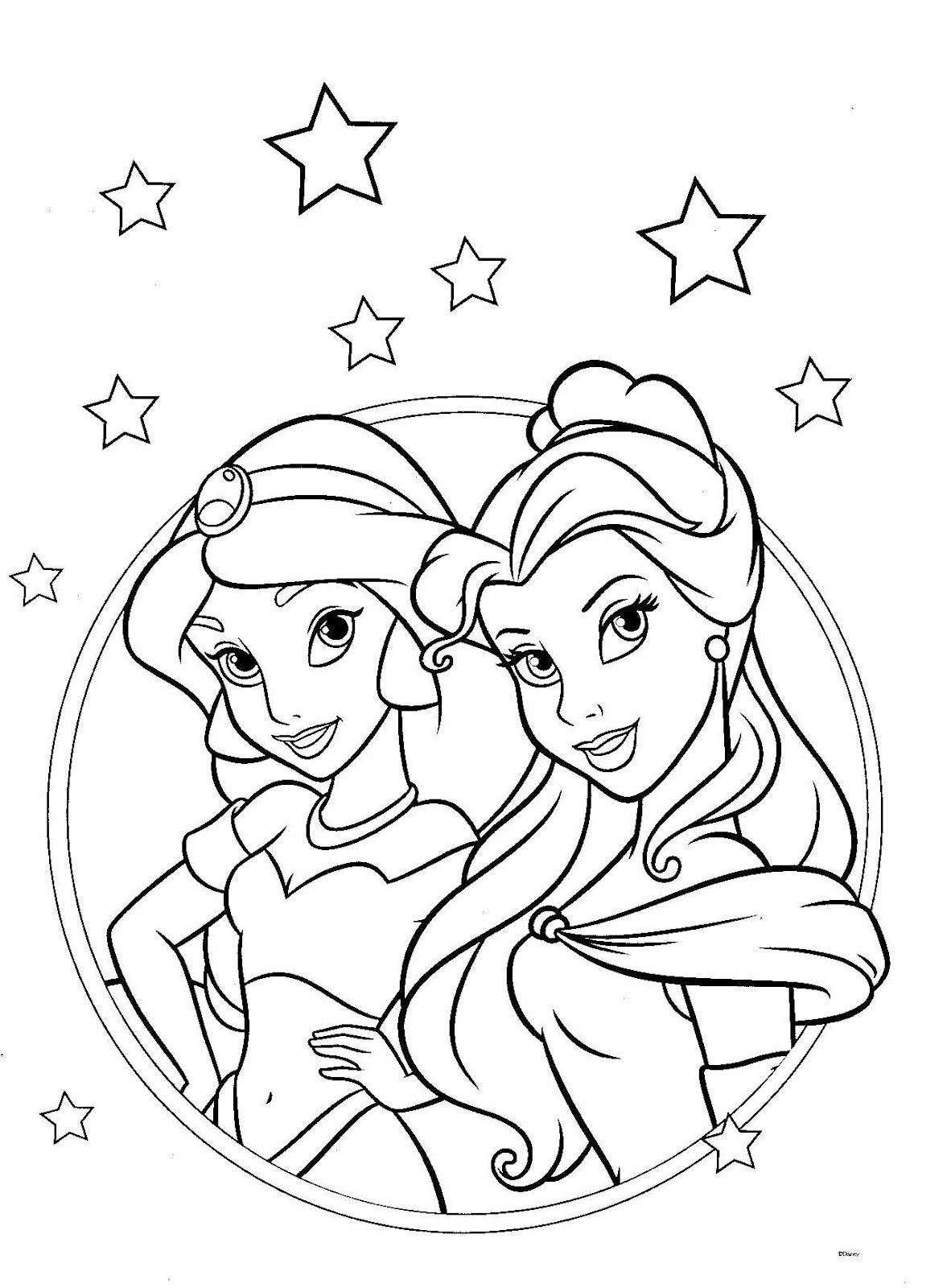 Coloring Pages Disney For Girls
 coloriage disney princesse