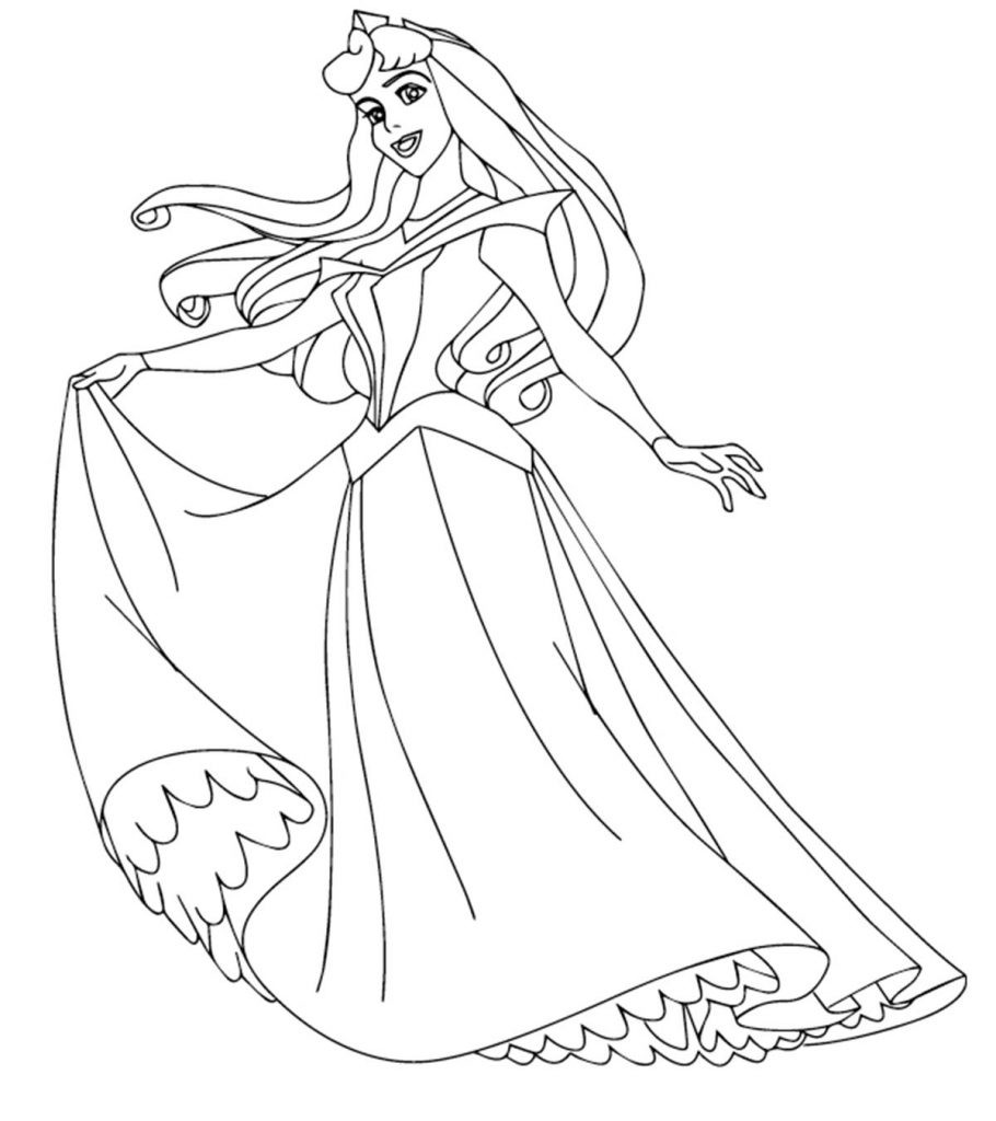 Coloring Pages Disney For Girls
 Top 25 Disney Princess Coloring Pages For Your Little Girl