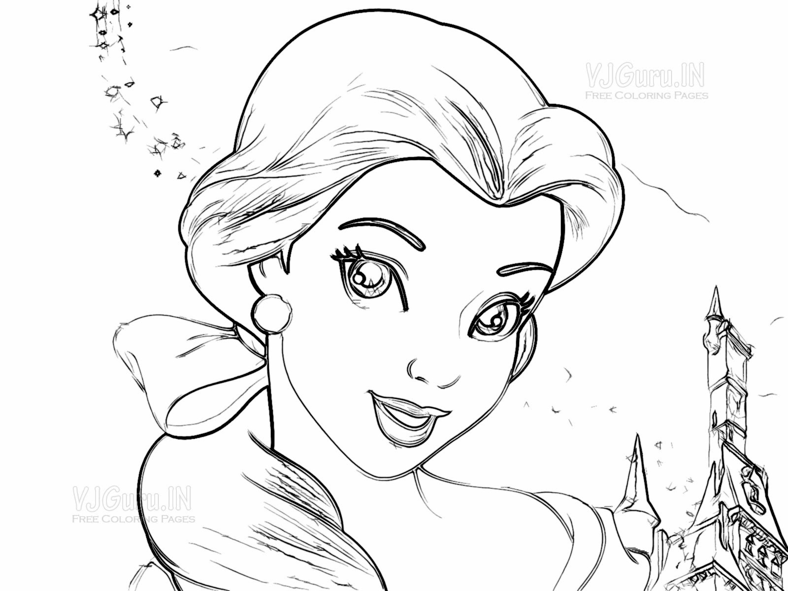 Coloring Pages Disney For Girls
 Free line Printable Coloring Pages How to Draw HD Videos