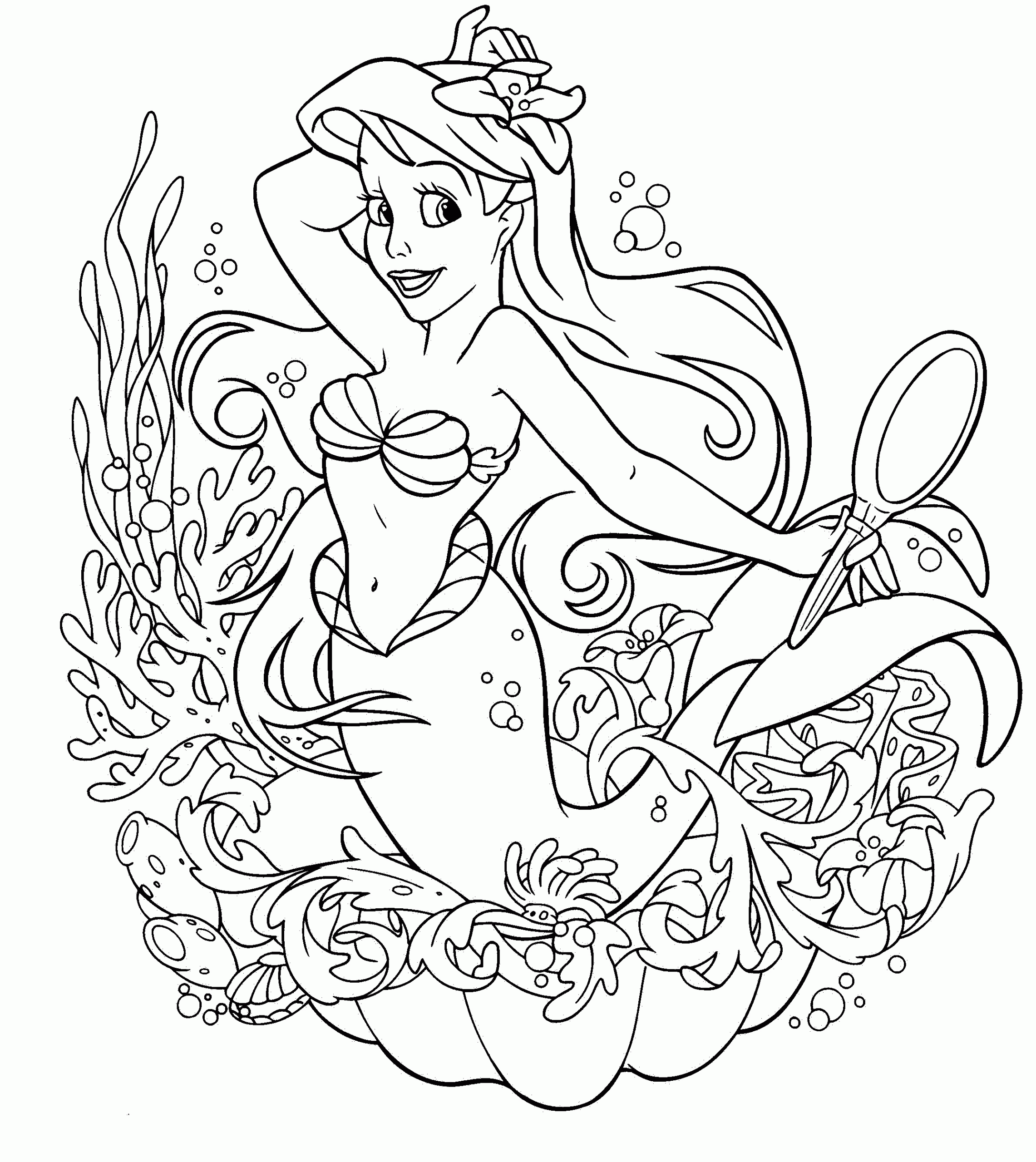 Coloring Pages Disney For Girls
 princess coloring pages for girls