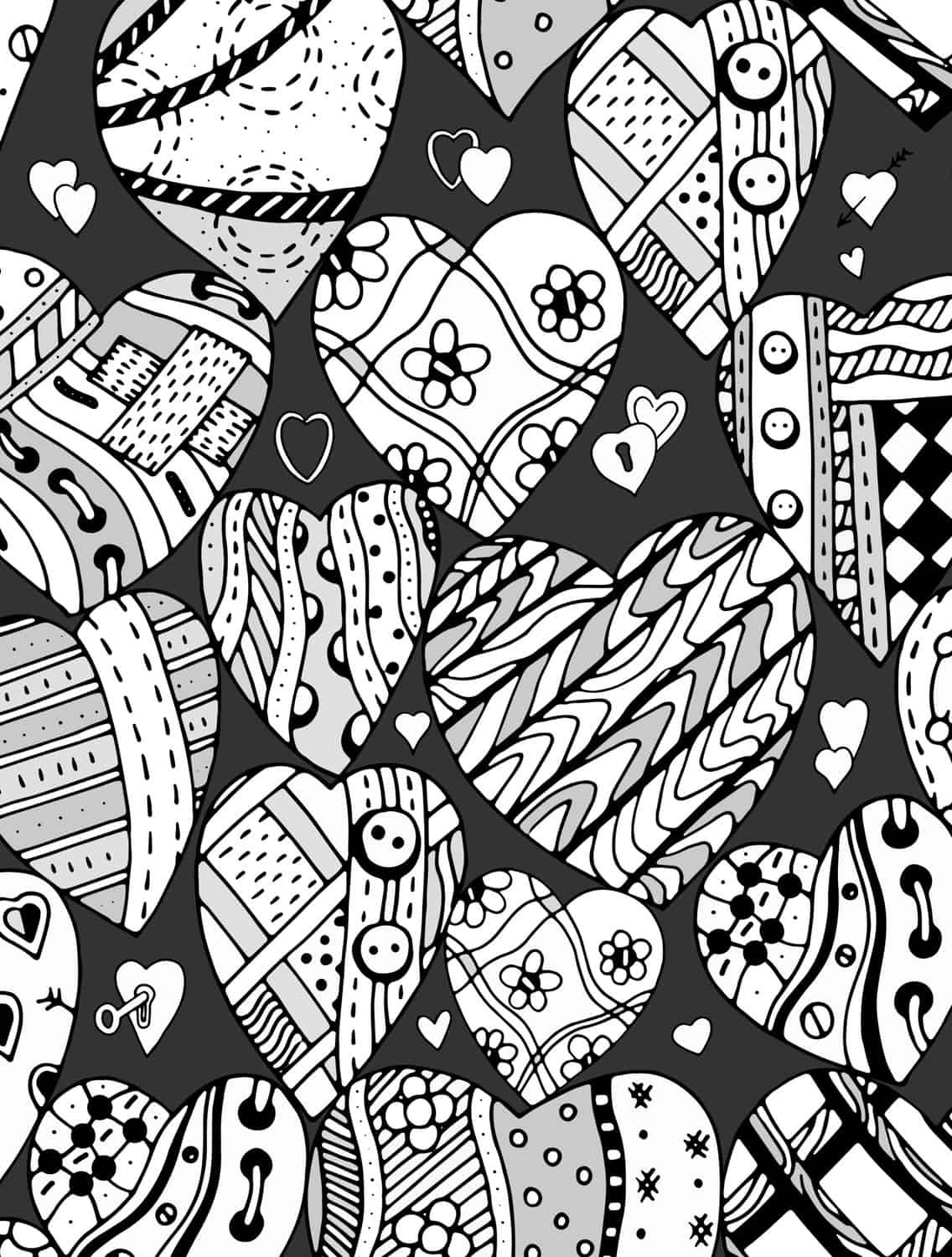 Coloring Pages For Adults To Print
 20 Free Printable Valentines Adult Coloring Pages Nerdy
