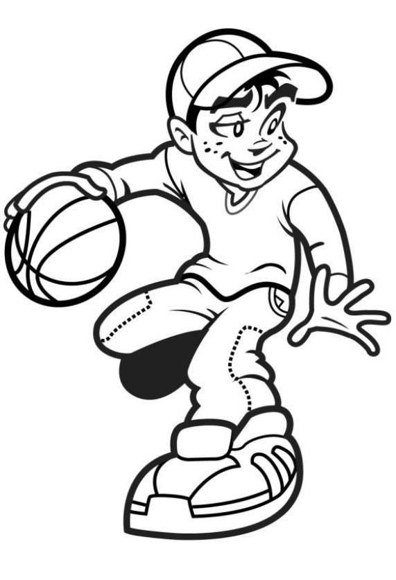 Coloring Pages For Boys Sports
 Top 20 Free Printable Basketball Coloring Pages line