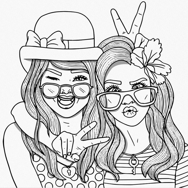 Coloring Pages For Girls Hard
 Hard Coloring Pages With Bff Coloring Pages