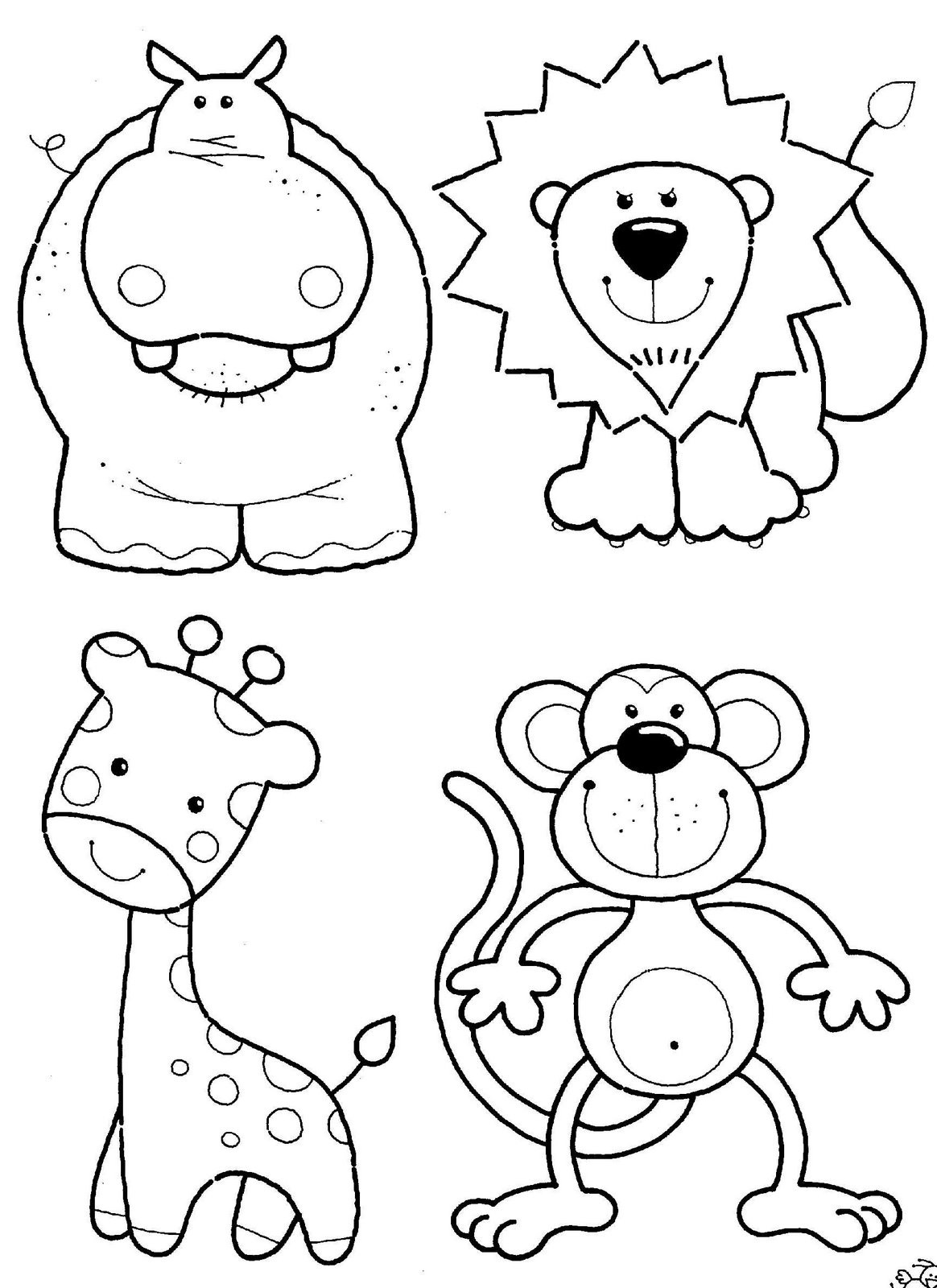 Coloring Pages For Kids Animals
 Coloring Ville