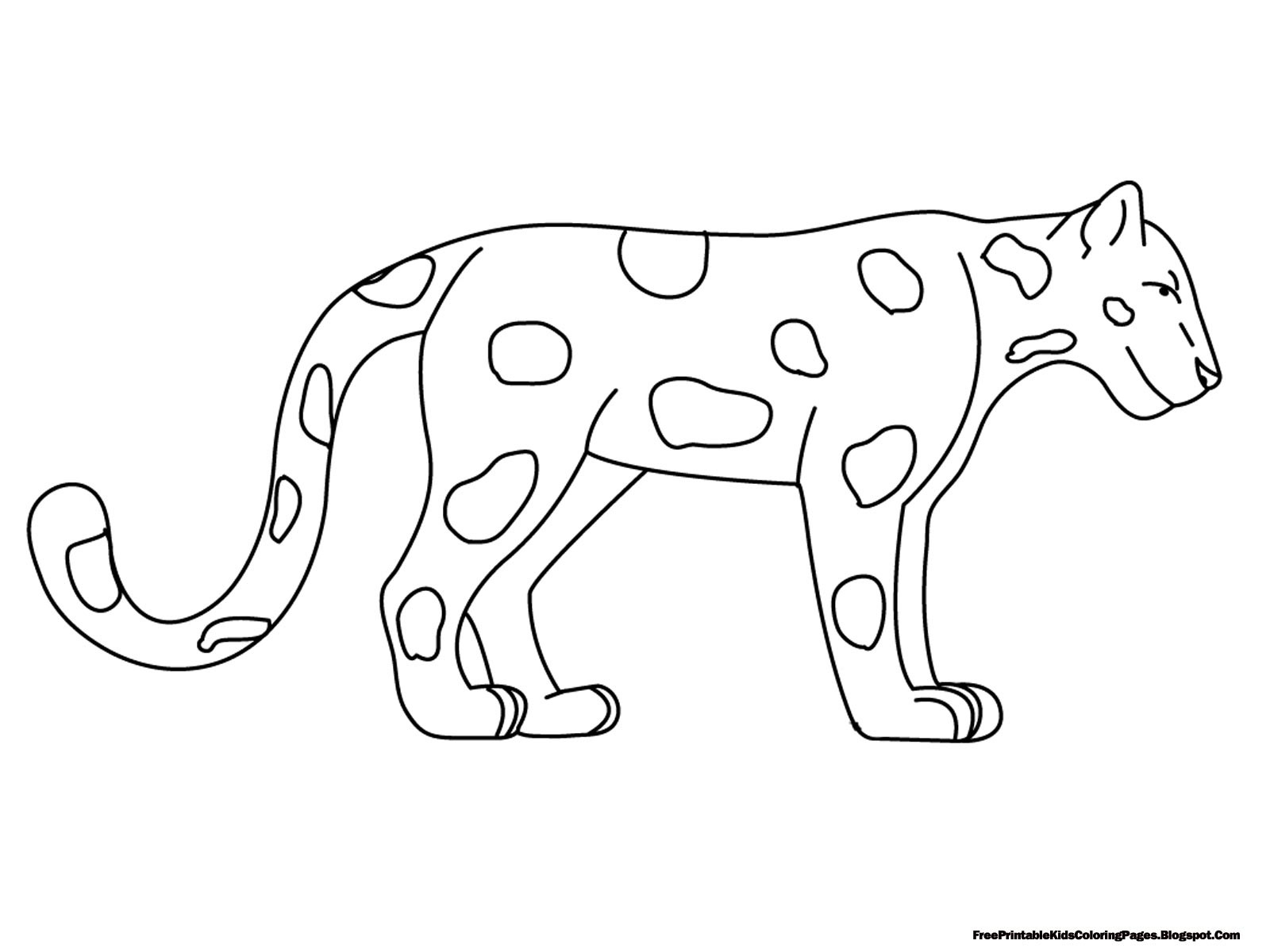 Coloring Pages For Kids Animals
 Jaguar Coloring Pages Free Printable Kids Coloring Pages