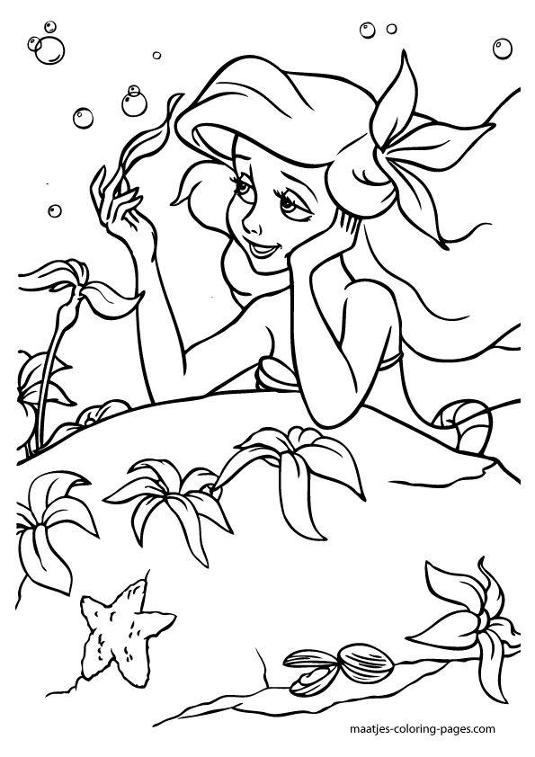 Coloring Pages For Kids Ariel
 44 best Disney s Little Mermaid Malesider images on Pinterest