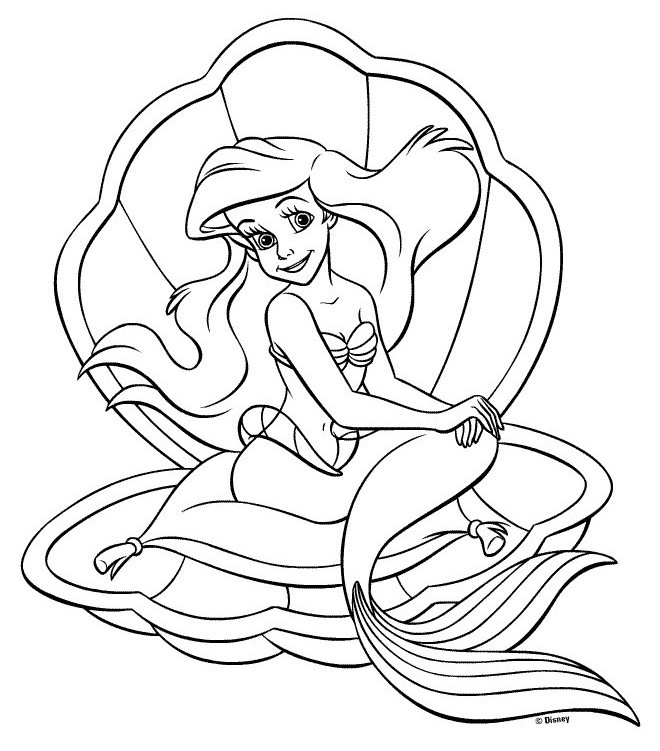 Coloring Pages For Kids Ariel
 Ariel Coloring Pages