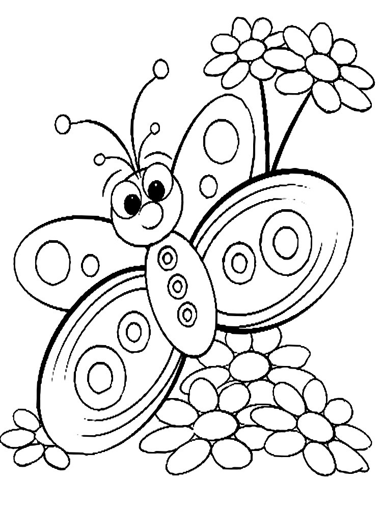 Coloring Pages For Kids Butterflies
 Butterfly coloring pages for kids