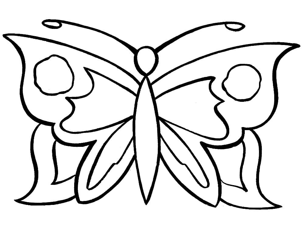 Coloring Pages For Kids Butterflies
 Butterfly Coloring Pages for Kids 100 Print for Free