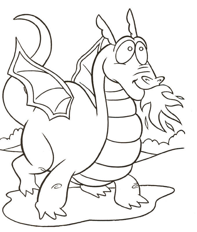 Coloring Pages For Kids Dragons
 Dragon Coloring Pages 2018 Dr Odd