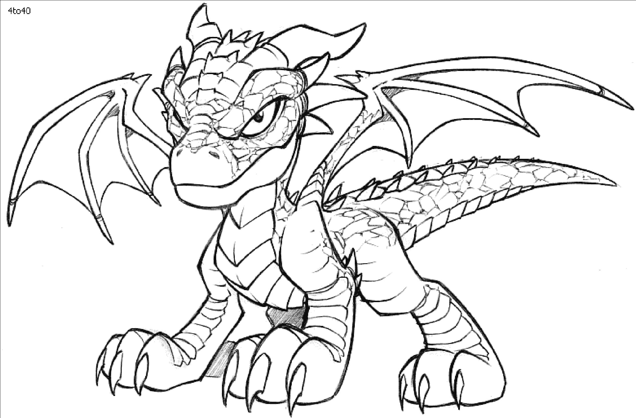 Coloring Pages For Kids Dragons
 Free Printable Dragon Coloring pages Here s our