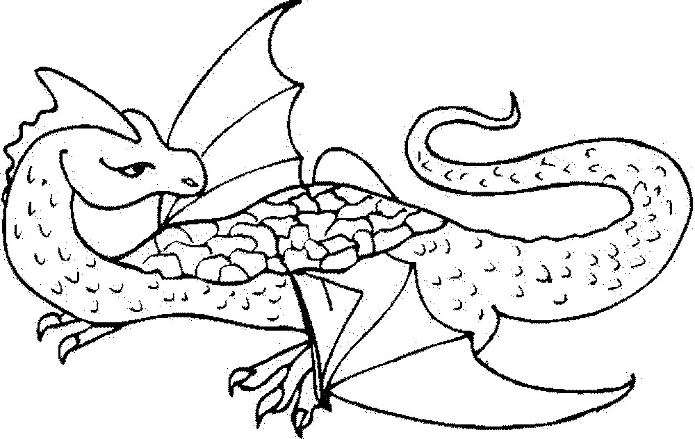 Coloring Pages For Kids Dragons
 Color the Dragon Coloring Pages in Websites