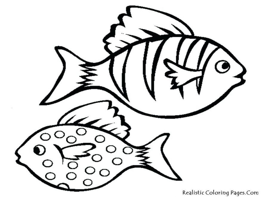 Coloring Pages For Kids Fish
 Tropical Fish Coloring Pages