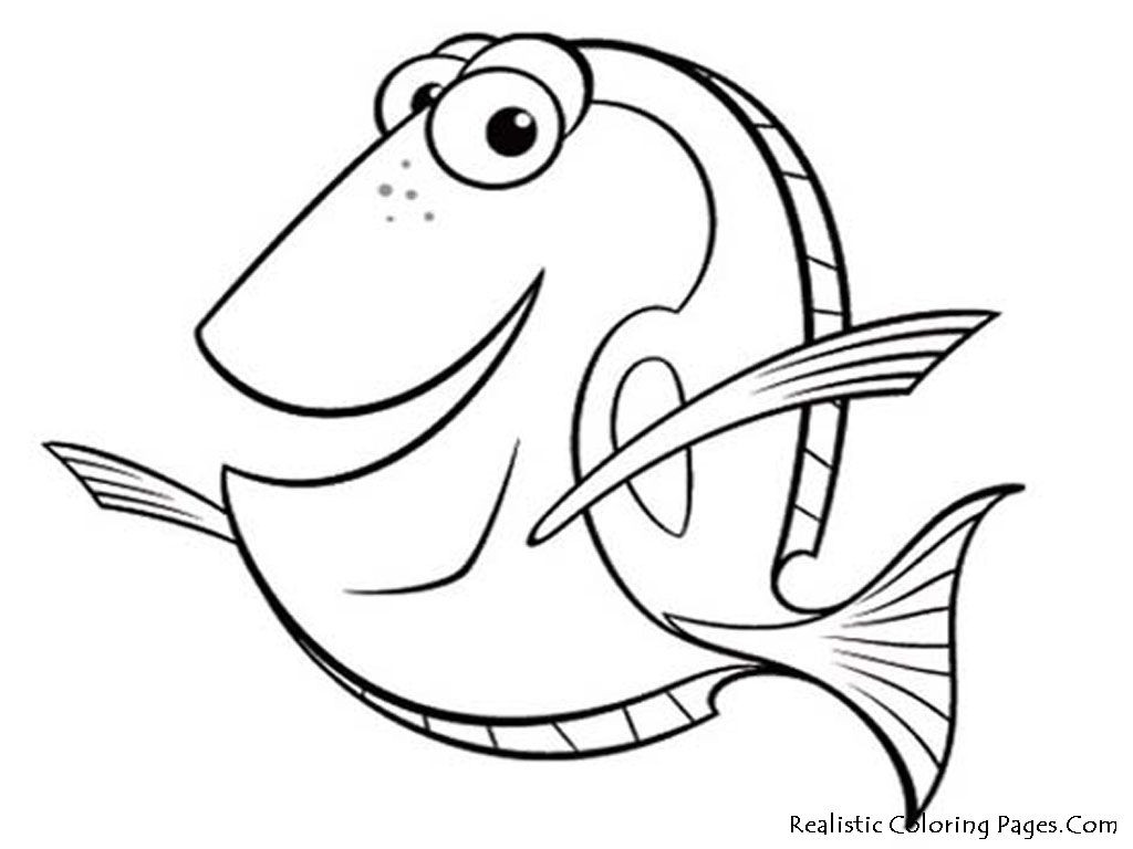 Coloring Pages For Kids Fish
 Free Printable Fish Coloring Pages