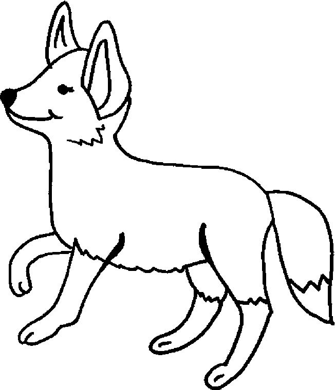 Coloring Pages For Kids Fox
 Printable Fox Coloring Pages For Kids
