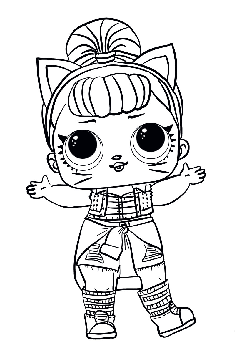 Coloring Pages For Kids Lol Dolls
 Pinterest