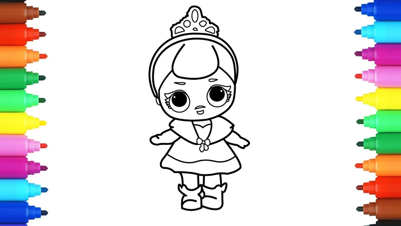 Coloring Pages For Kids Lol Dolls
 How to Draw LOL Surprise Dolls Coloring Pages video for