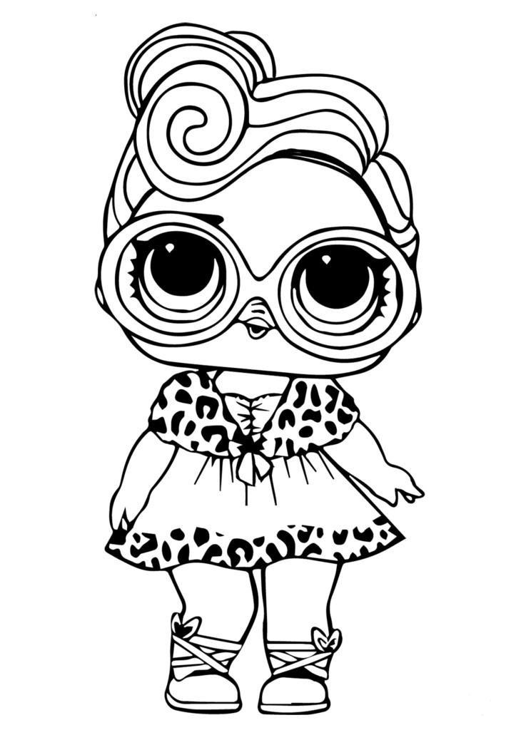 Coloring Pages For Kids Lol Dolls
 Free Printable Lol Doll Coloring Dollface