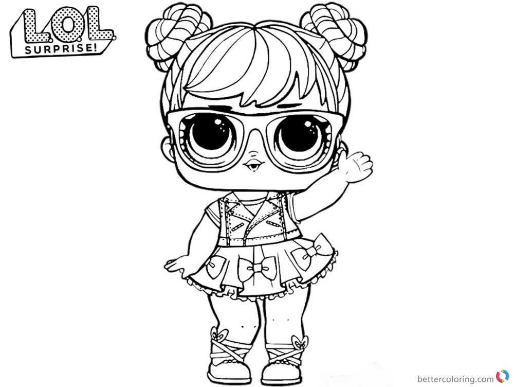 Coloring Pages For Kids Lol Dolls
 LOL Coloring Pages Big eyes doll Free Printable Coloring