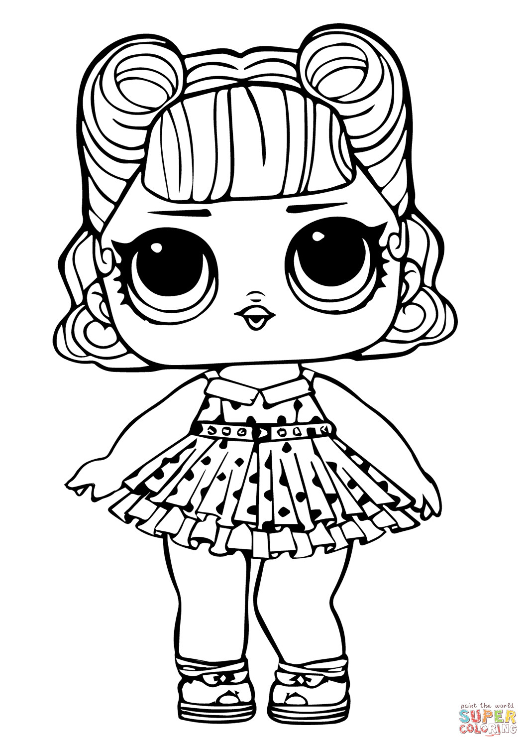Coloring Pages For Kids Lol Dolls
 LOL Doll Jitterbug coloring page
