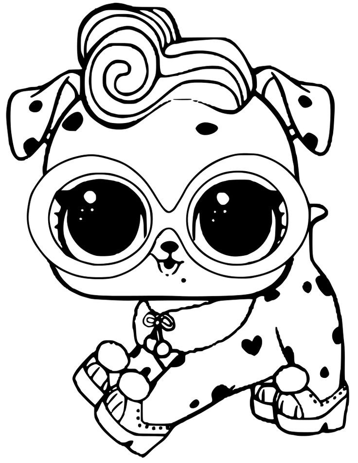 Coloring Pages For Kids Lol Dolls
 LOL Dolls Coloring Pages