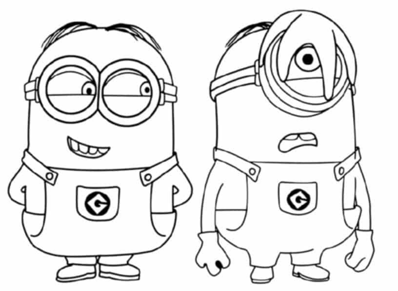 Coloring Pages For Kids Minion
 minions coloring pages for kids