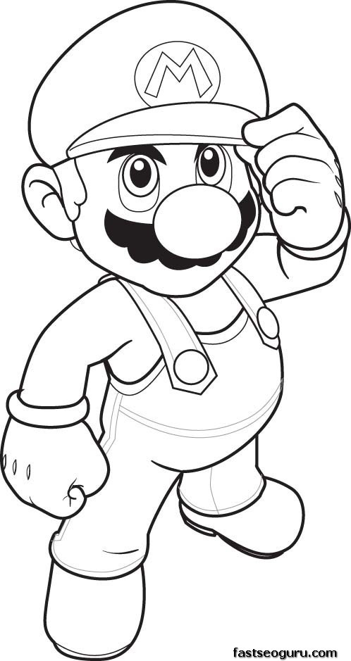 Coloring Pages For Kids To Print Out
 Print out Coloring pages Mario Coloring sheet for kids