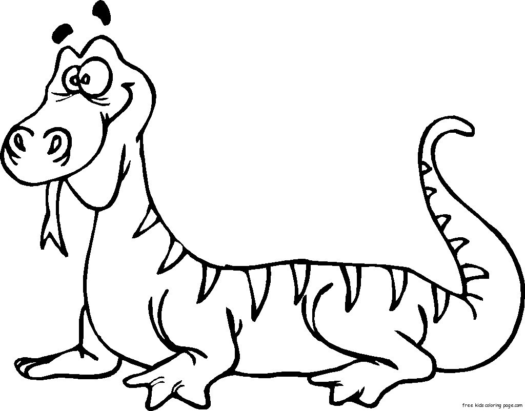 Coloring Pages For Kids To Print Out
 Print out coloring pages for kids Wacky Lizard Free