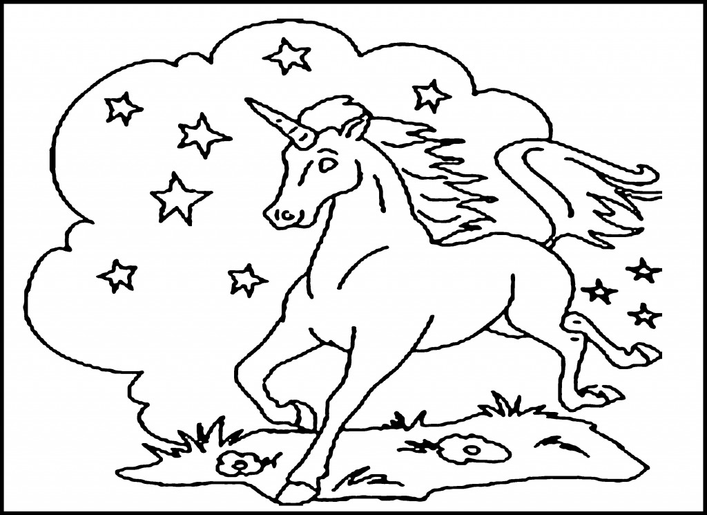 Coloring Pages For Kids To Print Out
 Free Printable Unicorn Coloring Pages For Kids