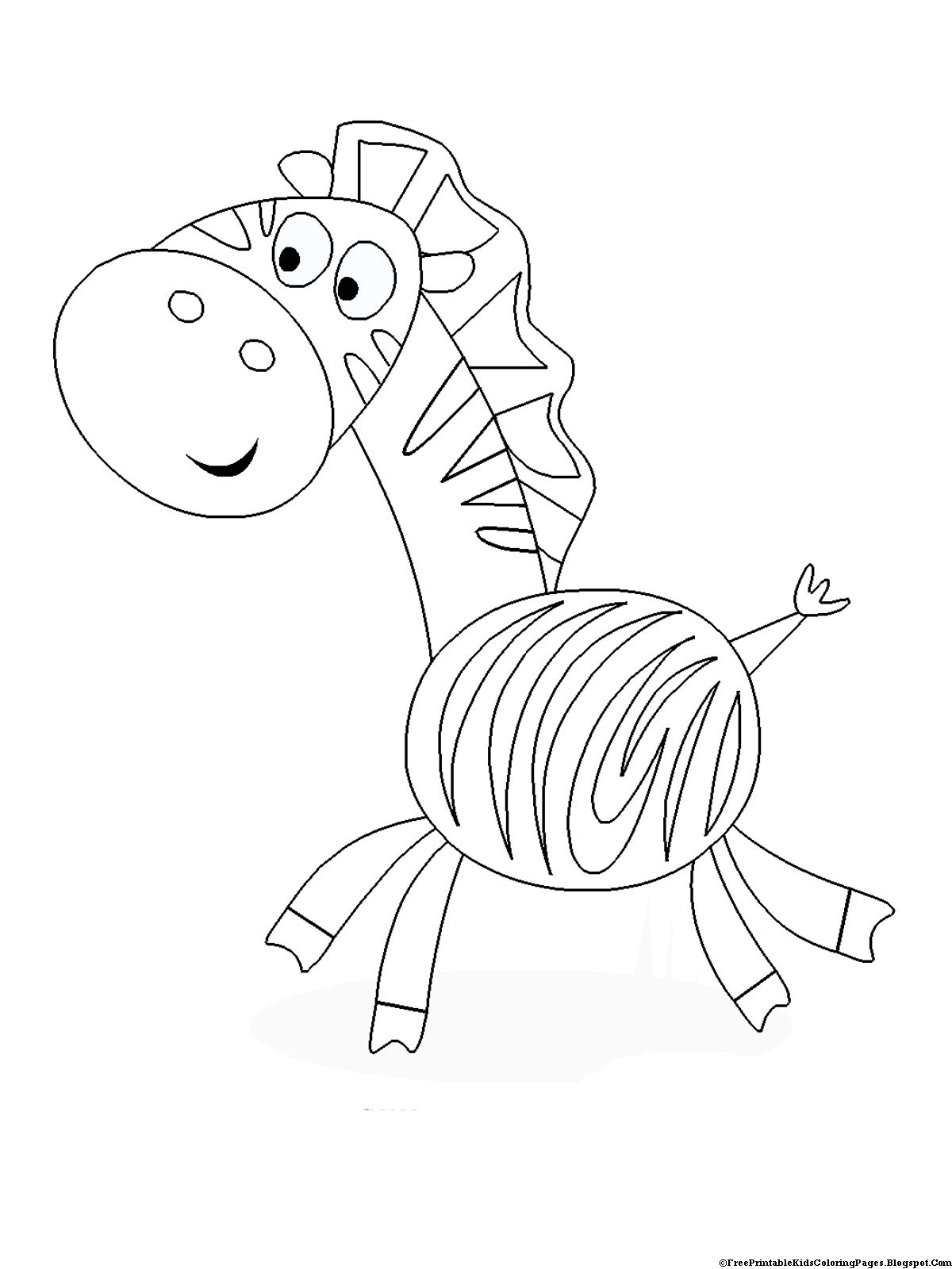 Coloring Pages For Kids To Print Out
 Zebra Coloring Pages Free Printable Kids Coloring Pages
