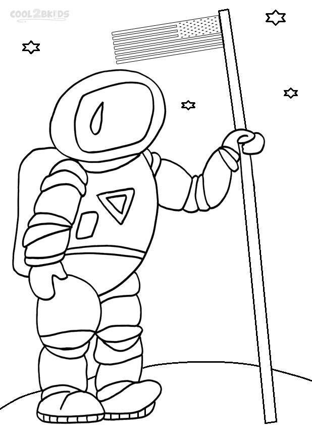 Coloring Pages For Toddler
 Printable Astronaut Coloring Pages For Kids